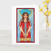 Achvizr Wenskaart Kaart (Gele Bloem)