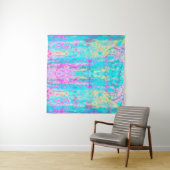acid colorful abstract art wandkleed (In Situ (horizontaal))