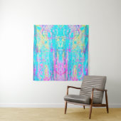 acid colorful abstract art wandkleed (In situ)