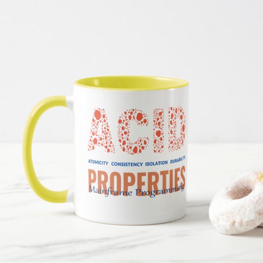 ACID-eigenschappen in mainframe-programmering Mok (Met donut)