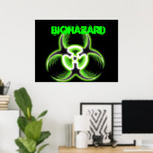 Acid Green Biohazard 08 Poster (Thuiskantoor)
