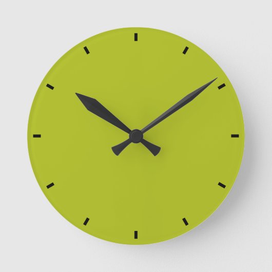 Acid Green Ronde Klok (Voorkant)