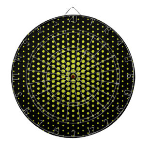 Acid Green Stippen Modern Black Dartbord