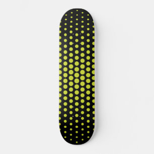 Acid Green Stippen Modern Black Persoonlijk Skateboard