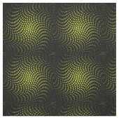 Acid Green Twist Polka Dots Pattern Stof (Swatch)