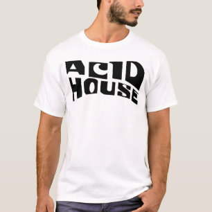 Acid House muziek logo ontwerp T-shirt