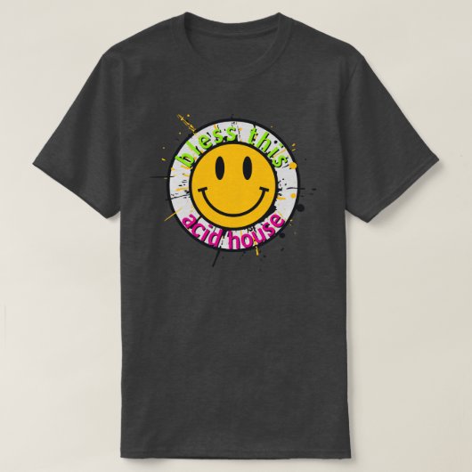 ACID HOUSE T-SHIRT (Design voorkant)