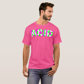 Acid House Techno Raver DJ T-shirt (Voorkant volledig)