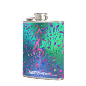 Acid Jazz Psychedelic Music Flask Heupfles (Links)