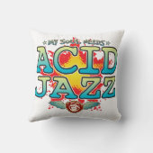 Acid Jazz Soul Cushion Kussen (Achterkant)