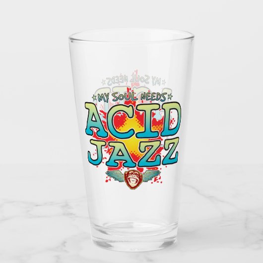 Acid Jazz Soul Glass Tumbler (Voorkant)