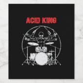 Acid King Wijn Etiket (Enkel label)