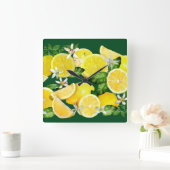 Acid Lemons uit Calabrië Vierkante Klok (Huis)
