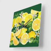 Acid Lemons uit Calabrië Vierkante Klok (Hoek)