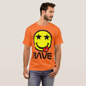 Acid Rave Smile Face Tie Dye T-shirt (Voorkant volledig)
