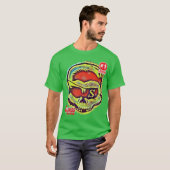 Acid Seabass Skull-ontwerp T-shirt (Voorkant volledig)