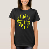 Acid Techno Circle Rave DJ 303 Festival Electronic T-shirt (Voorkant)