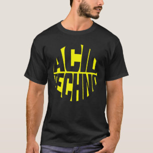 Acid Techno Circle Rave DJ 303 Festival Electronic T-shirt