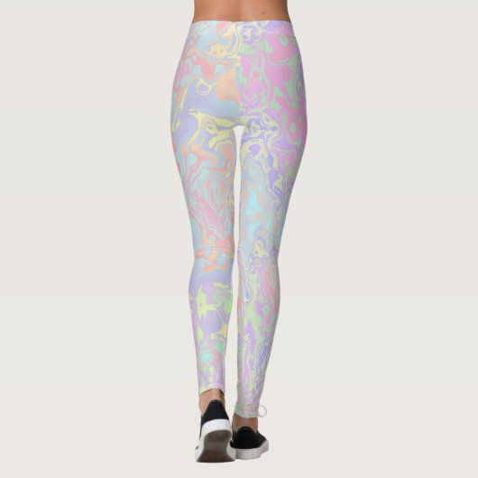 Acid Trip Rainbow Leggings (Achterkant)