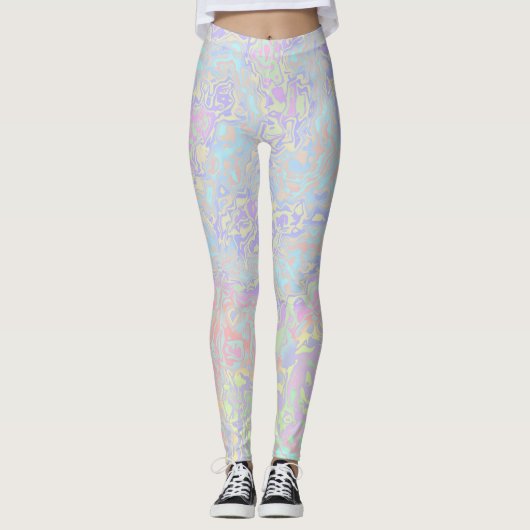 Acid Trip Rainbow Leggings (Voorkant)