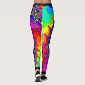 Acid Trip Rainbow Spiral Leggings (Achterkant)