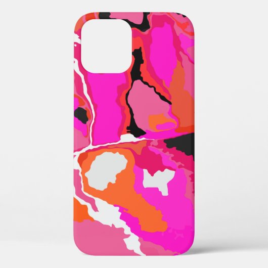 Acid Vivid Digital Psychedelic Bright Background.  Case-Mate iPhone Case (Achterkant)
