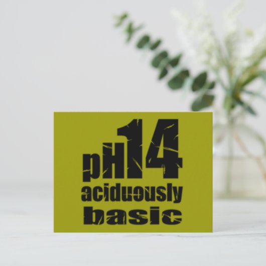 Acidair Basic humor briefkaart (Staand voorkant)