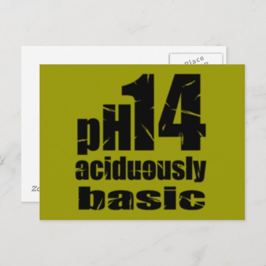 Acidair Basic humor briefkaart (Voorkant / Achterkant)