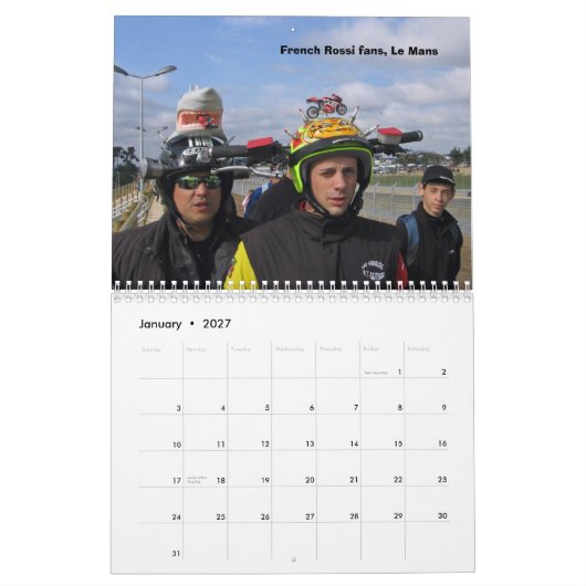 ACIDFast Racing 2013 MegaCalendar Kalender (Jan 2027)