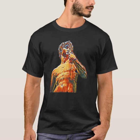 Acient Greek Statue Abstract Teacher 56 T-shirt (Voorkant)