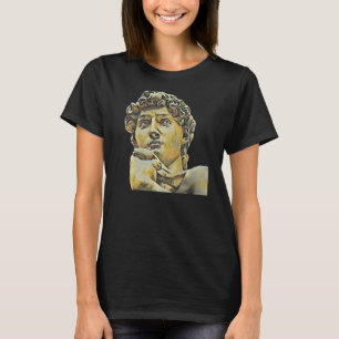 Acient Italy Roman Statue Abstract leraar 53 T-shirt