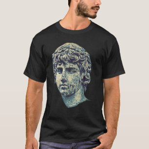 Acient Italy Roman Statue Abstract leraar 58 T-shirt