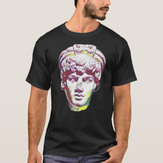 Acient Italy Roman Statue Abstract leraar 84 T-shirt