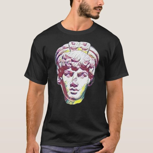 Acient Italy Roman Statue Abstract leraar 84 T-shirt (Voorkant)