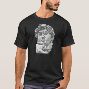 Acient Italy Roman Statue Abstract Teacher 132 T-shirt