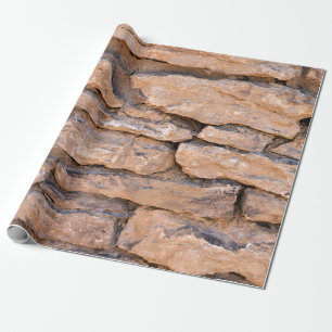 Aciënte muur. Grunge brick wall background. B Cadeaupapier