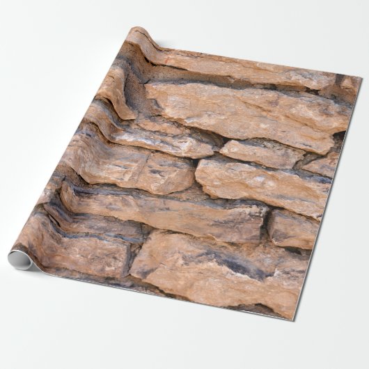 Aciënte muur. Grunge brick wall background. B Cadeaupapier (Uitgerold)