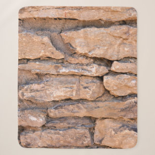 Aciënte muur. Grunge brick wall background. B Sherpa Deken