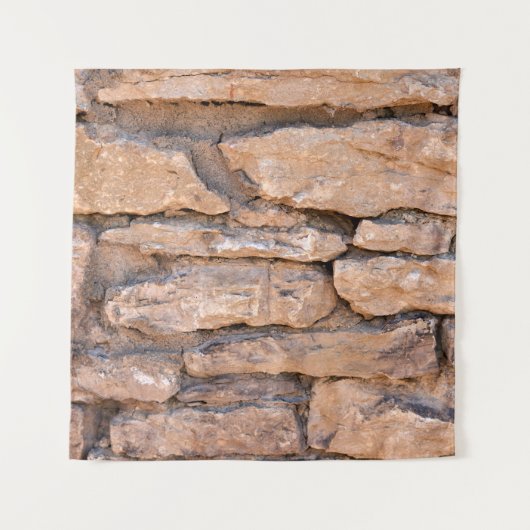 Aciënte muur. Grunge brick wall background. B Wandkleed (Voorkant)