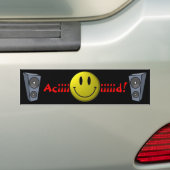 Aciiiiid! Bumpersticker (Op auto)