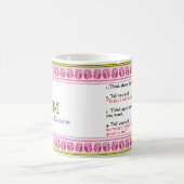 ACIM Dagelijkse regels voor de mok van beslissinge (Center)