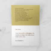 ACIM-kaart Probeer de wereld niet te veranderen Kaart (Binnen)