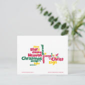 ACIM Kerstster Feestdagenkaart (Staand voorkant)