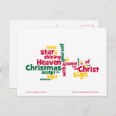 ACIM Kerstster Feestdagenkaart (Voorkant / Achterkant)