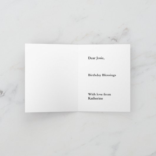 ACIM verjaardagskaart - een Cursus in Mirakelen Kaart (Binnen)