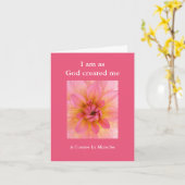 ACIM verjaardagskaart - een Cursus in Mirakelen Kaart (Gele Bloem)