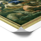 Acis en Galetea Hiding van de Giant Polyphemus Poster (Hoek)