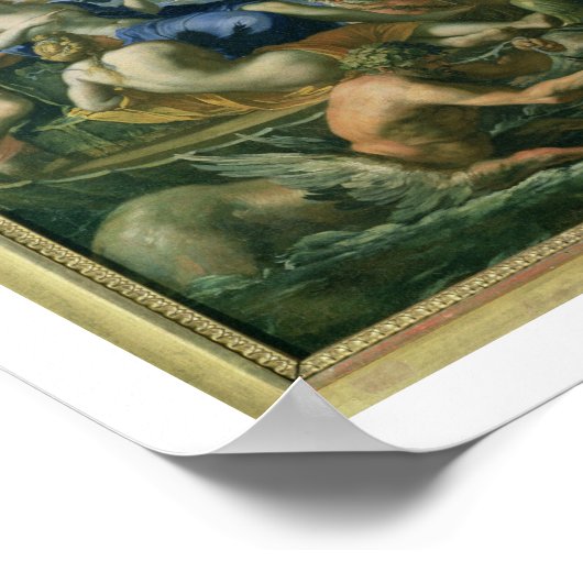 Acis en Galetea Hiding van de Giant Polyphemus Poster (Hoek)