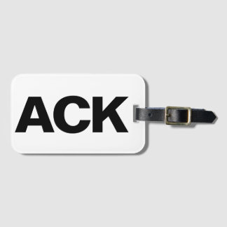 ACK LUGGAGE TAG BAGAGELABEL