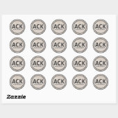 ACK Nantucket MA Beach Label Stickers (Vel)